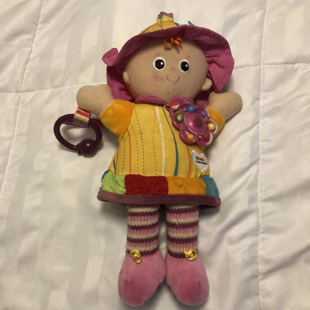 Tomy Lamaze My Friend Emily Sensory Development Baby Girl Plush Doll Toy Rattle